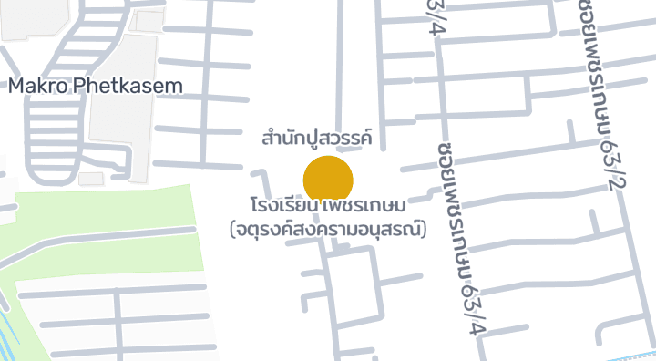 Map showing โรงเรียน เพชรเกษม (จตุรงค์สงครามอนุสรณ์)
