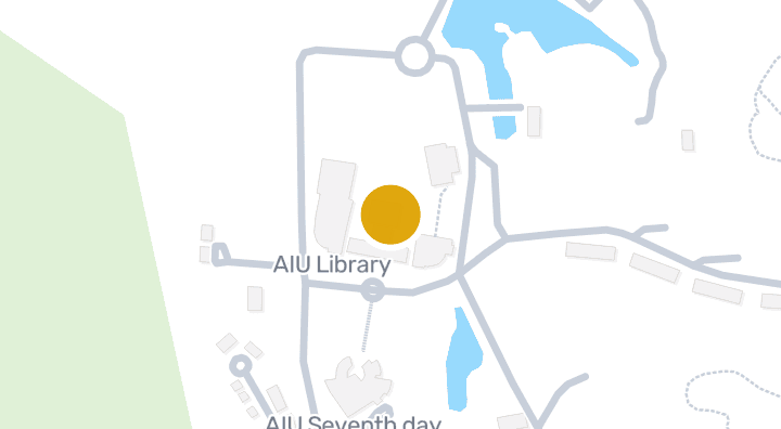 Map showing Asia-Pacific International University