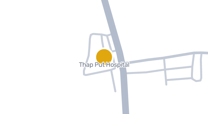 แผนที่แสดงโรงพยาบาลทับปุด